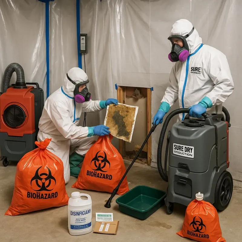 Contaminated Water Handling Protocols process in Cleburne, TX